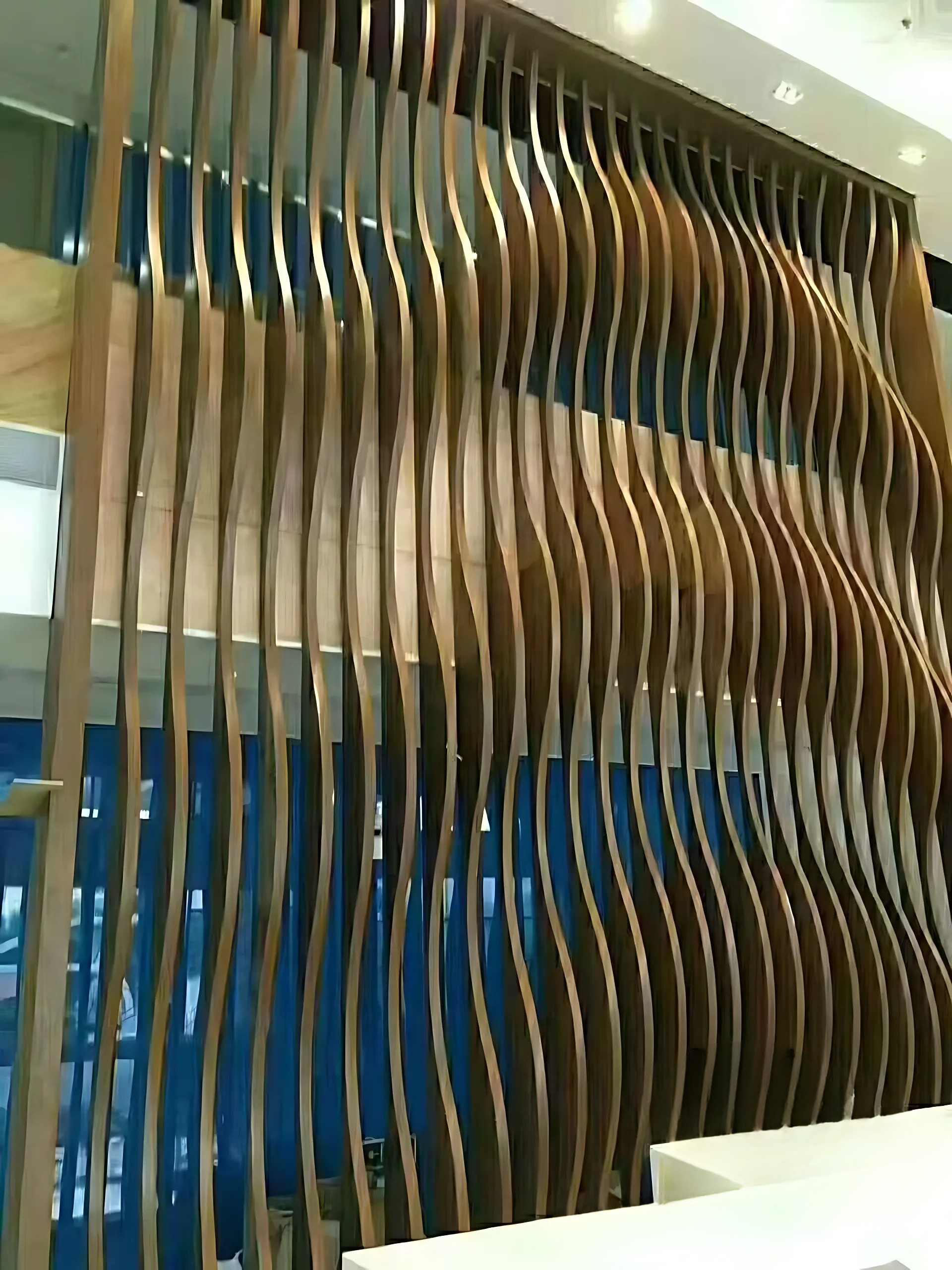 Non-standard Outdoor Metal Grille Ceiling System
