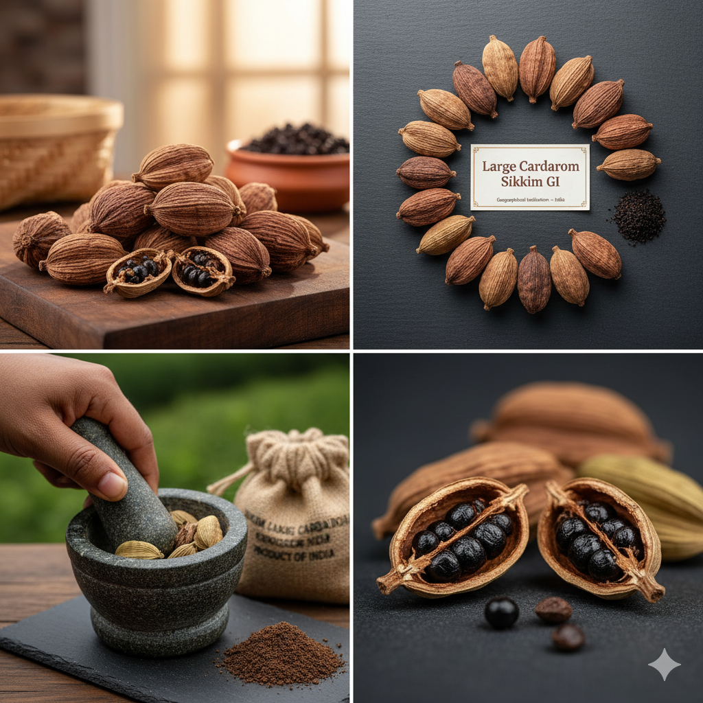 Patrida Large Cardamom Sikkim GI_3