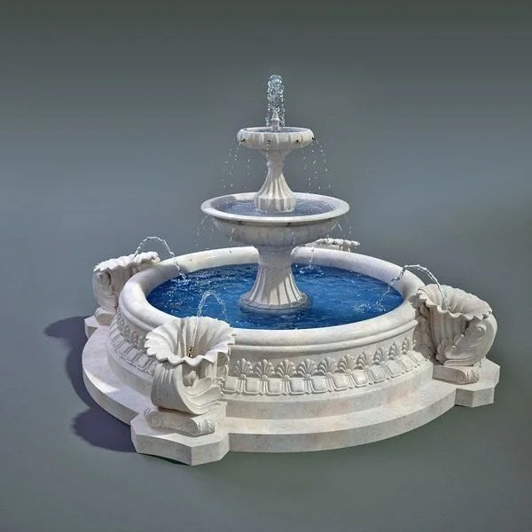 Sandstone Water Fountain_10