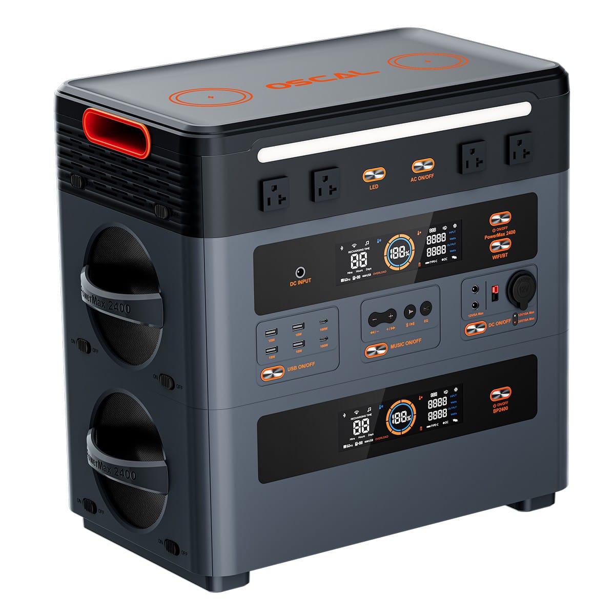 OSCAL PowerMax 2400   BP2400 Bundle: Ultimate 3744Wh Expandable Solar Generator Kit_3