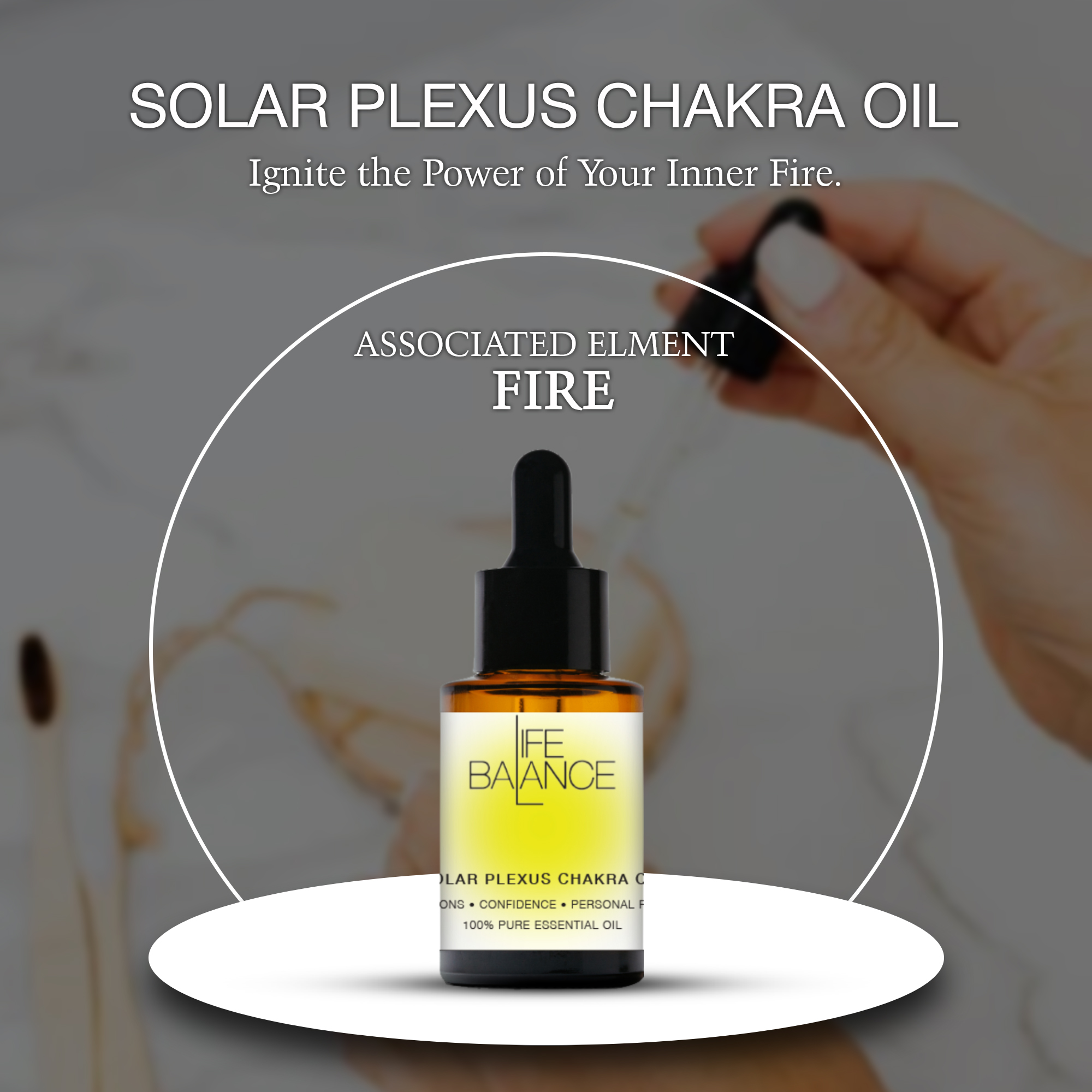 Solar Plexus Chakra Oil 15ml – 528 Hz Vibrational Healing Oil for Confidence, Focus & Personal Power, Citrus & Fruity Fire Essence, RAM Chakra Balancing Aromatherapy, Emotional Wellness Oil Dubai UAE_4