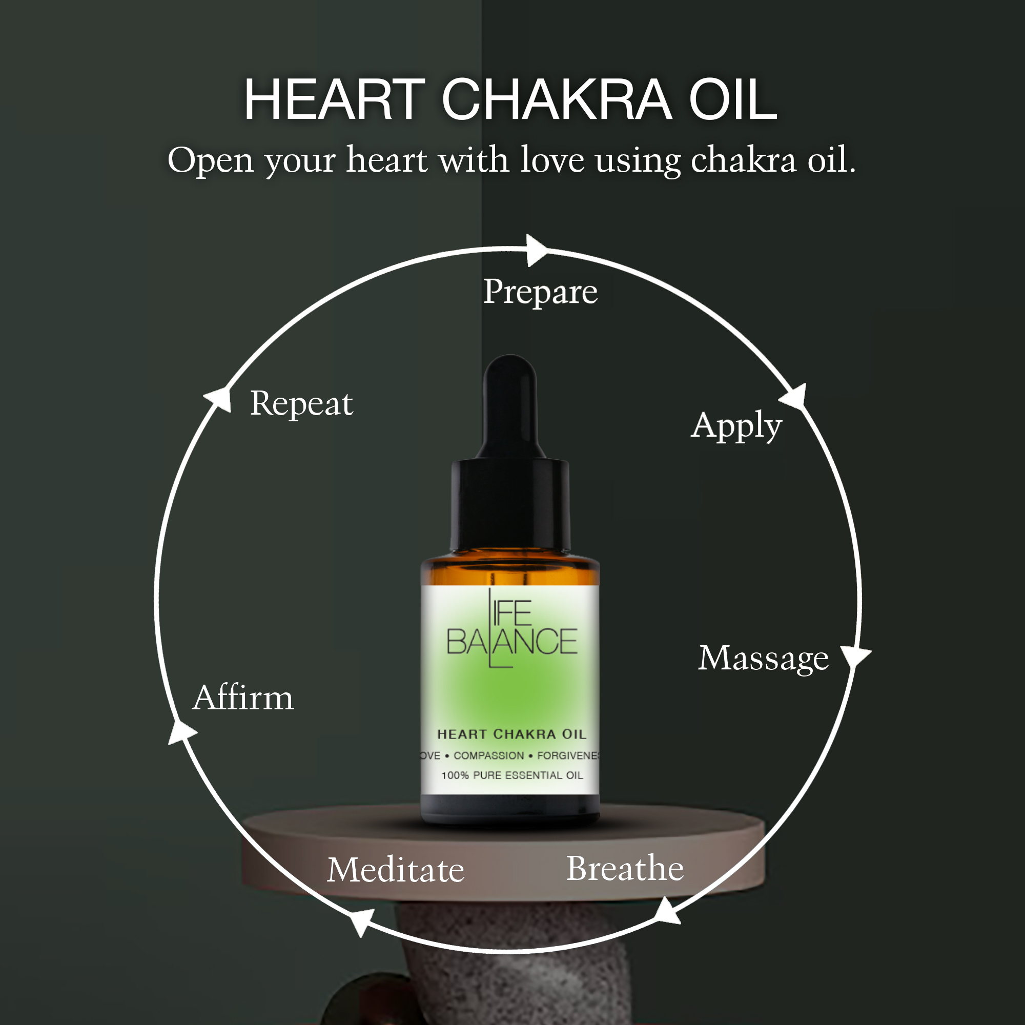 Heart Chakra Oil 15ml – 639 Hz Vibrational Healing Oil for Love, Compassion & Forgiveness, Musk & Oceanic Clean Essence, YAM Chakra Balancing Aromatherapy, Emotional Release Wellness Oil Dubai UAE_7