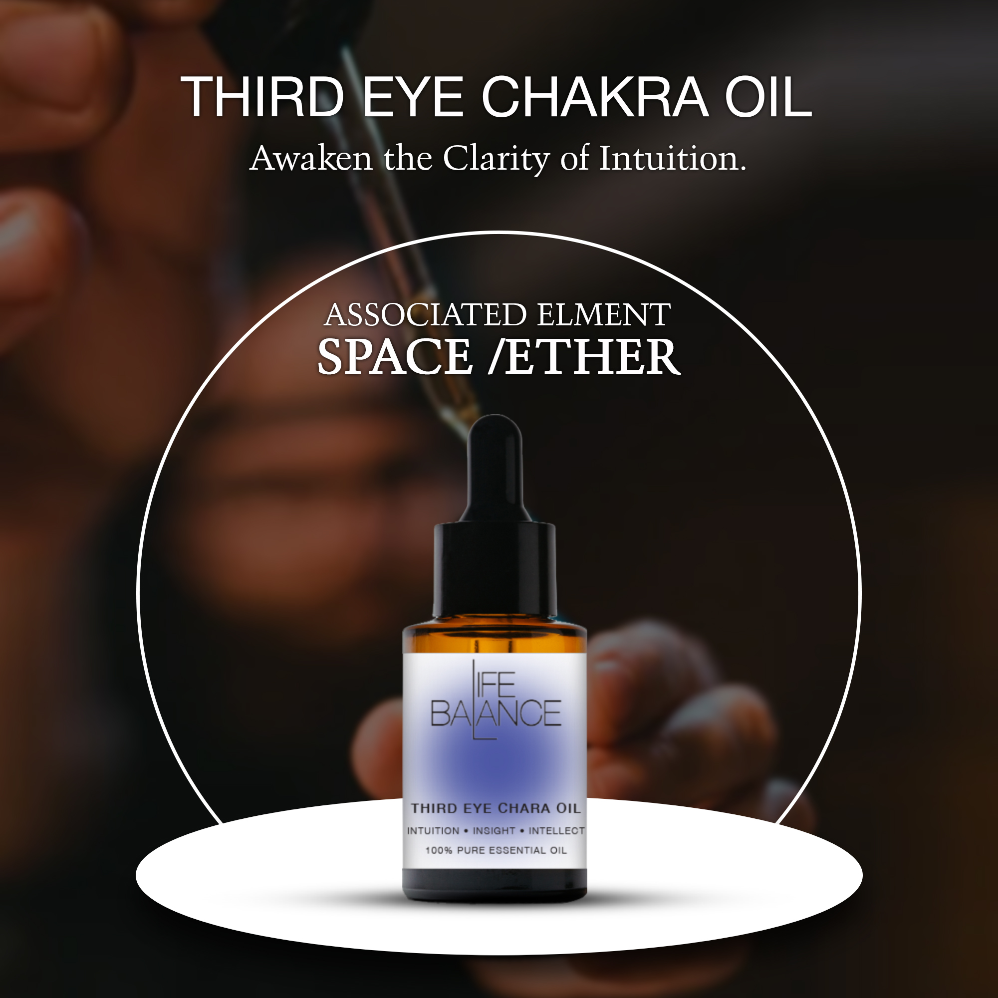 Third Eye Chakra Oil 15ml – 741 Hz Vibrational Healing Oil for Intuition, Insight & Expression, Oud & Amber Space Essence, HAM Chakra Balancing Aromatherapy, Spiritual Clarity & Electric Energy, Wellness Oil Dubai UAE_9