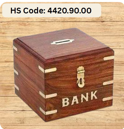 Wooden Money Bank