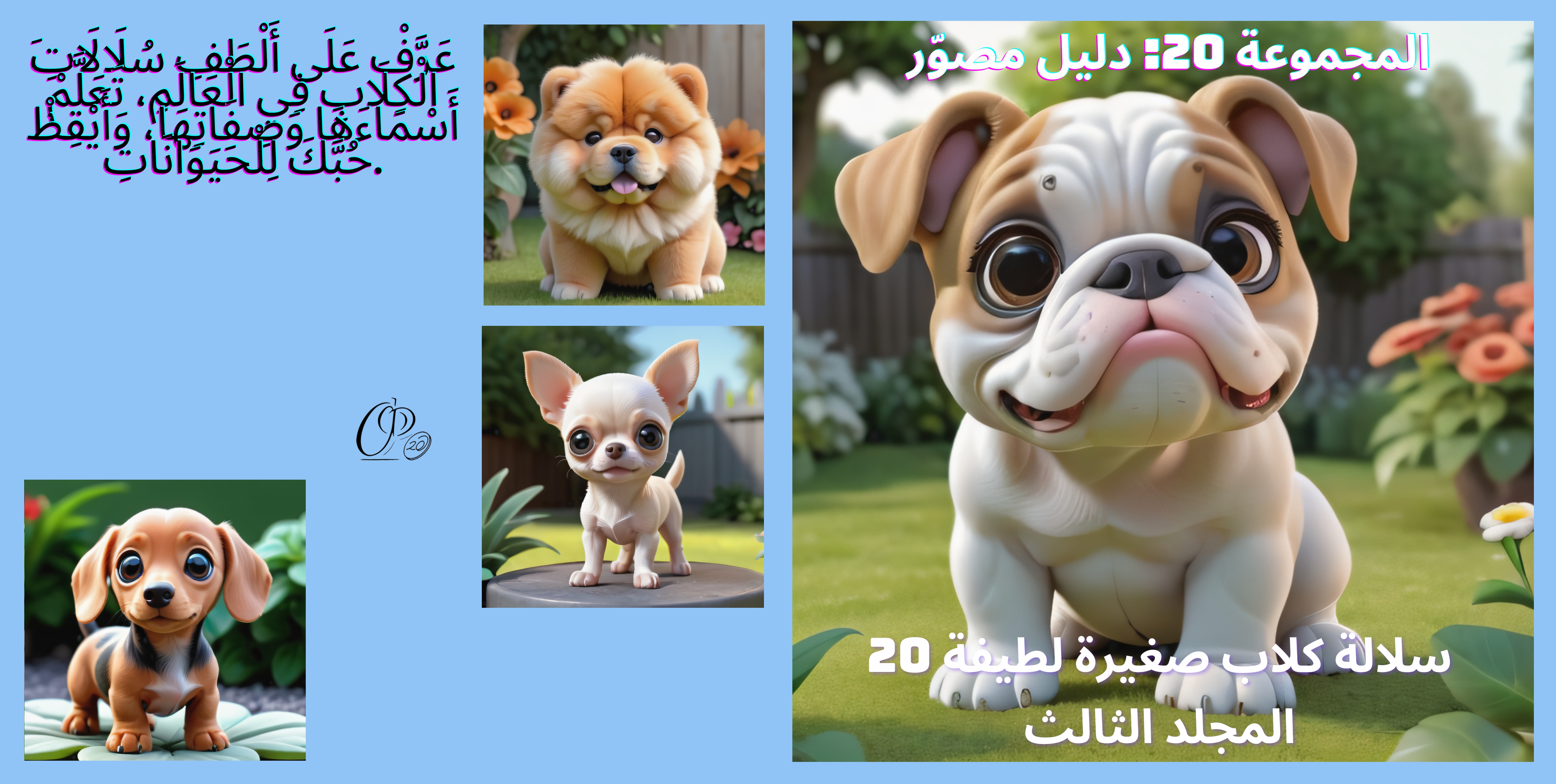 المجموعة 20: دليل مصور – 20 سلالة جراء حلوة المجلد الثاني_2