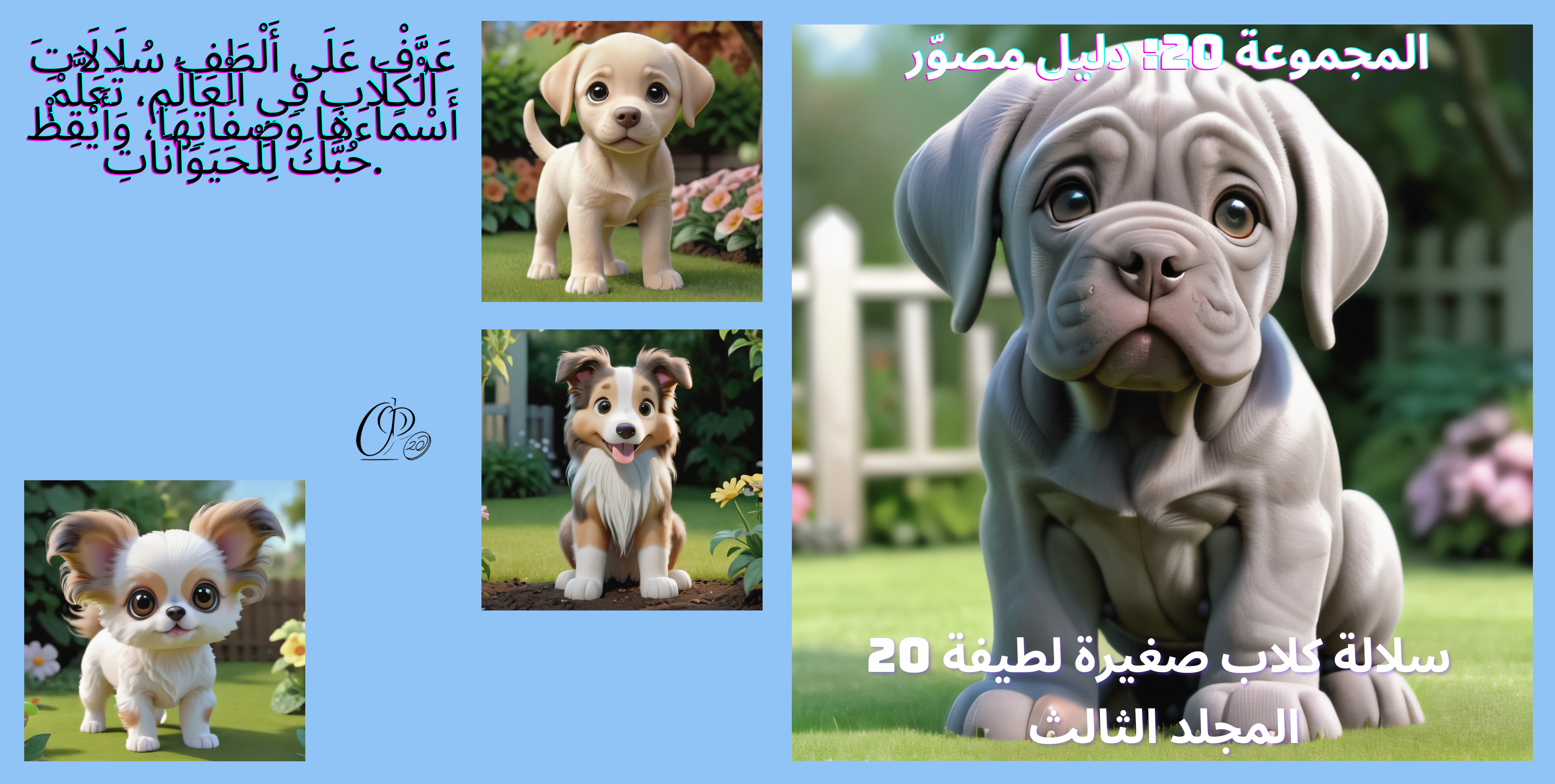 المجموعة 20: دليل مصور – 20 سلالة جراء حلوة المجلد الثالث_2