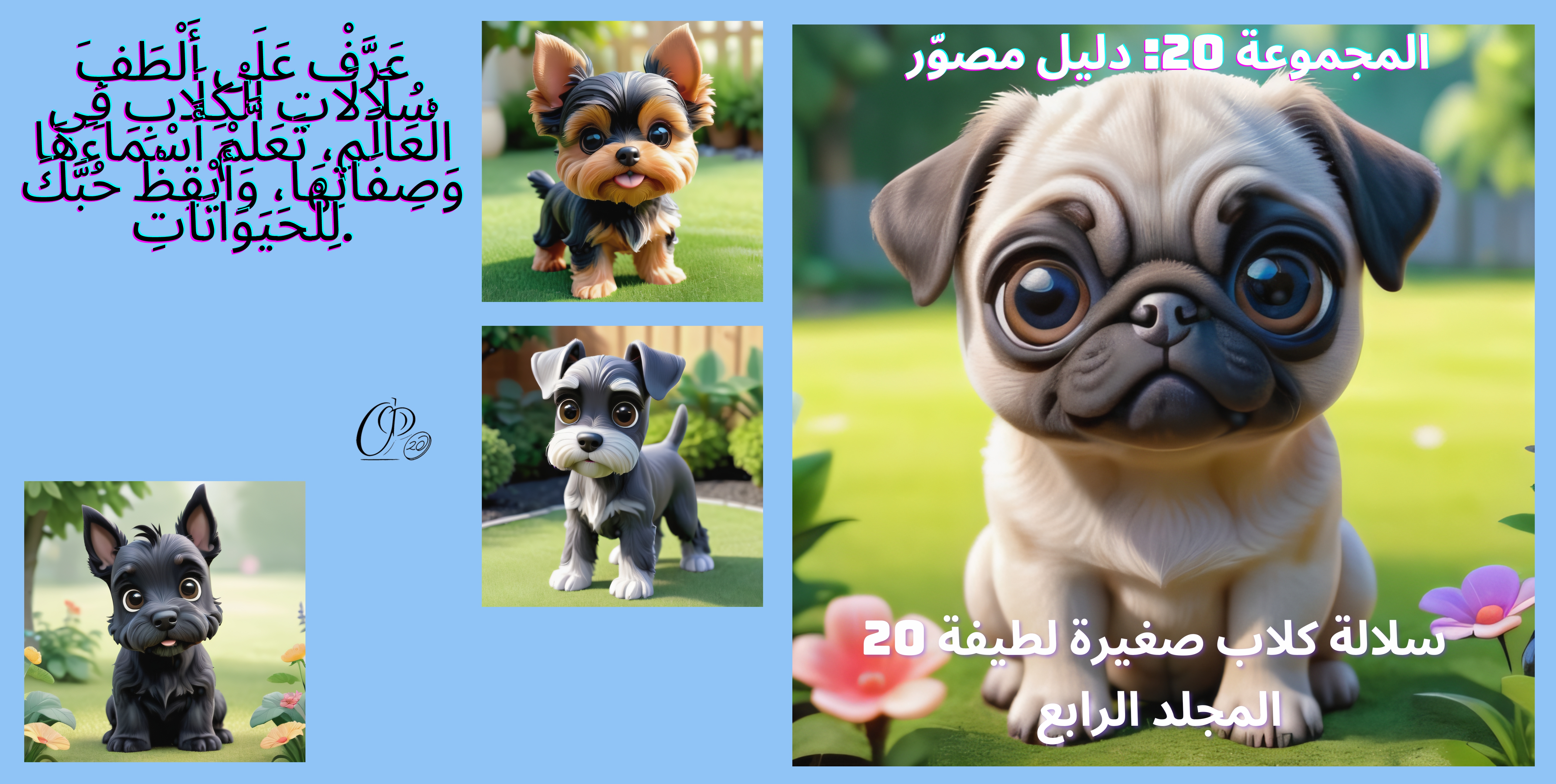 المجموعة 20: دليل مصور – 20 سلالة جراء حلوة المجلد الرابع_2