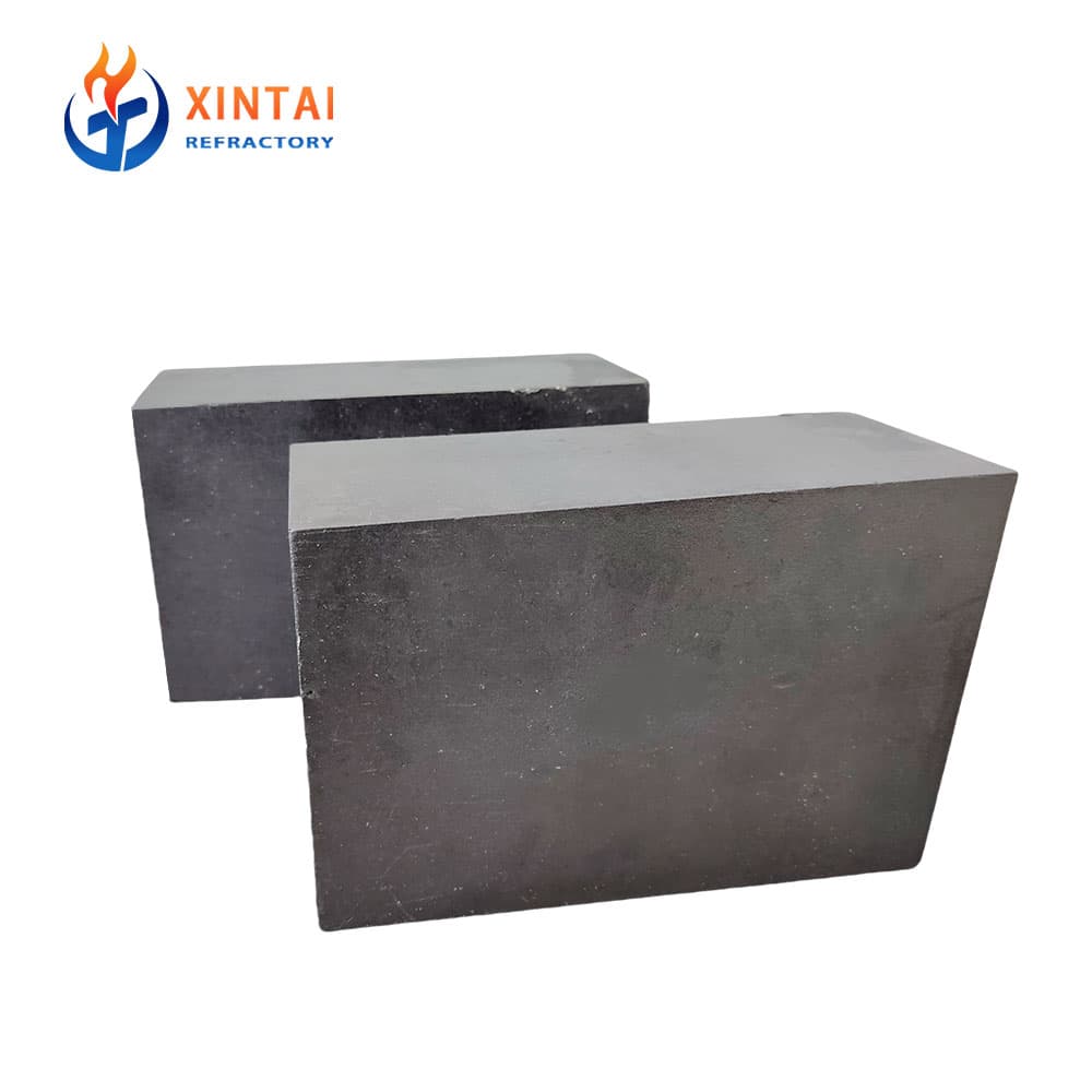MGO C Magnesia Carbon Brick Refractory Fire Brick High Refractory (1770-2000C) for EAF Steel Ladle Line Custom Cutting Service_2