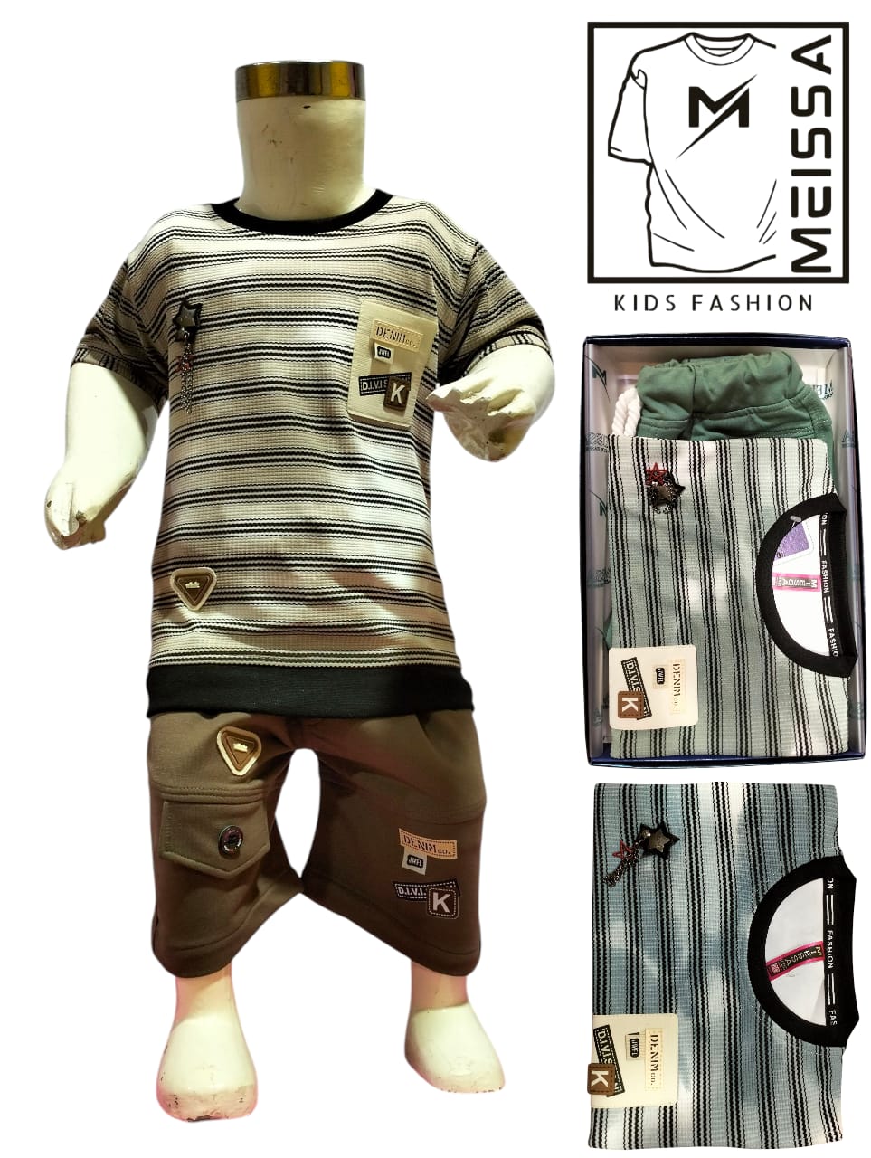 Meissa multicolor cotton kids wear set of 6 pairs for baby boys of age 1-6 years