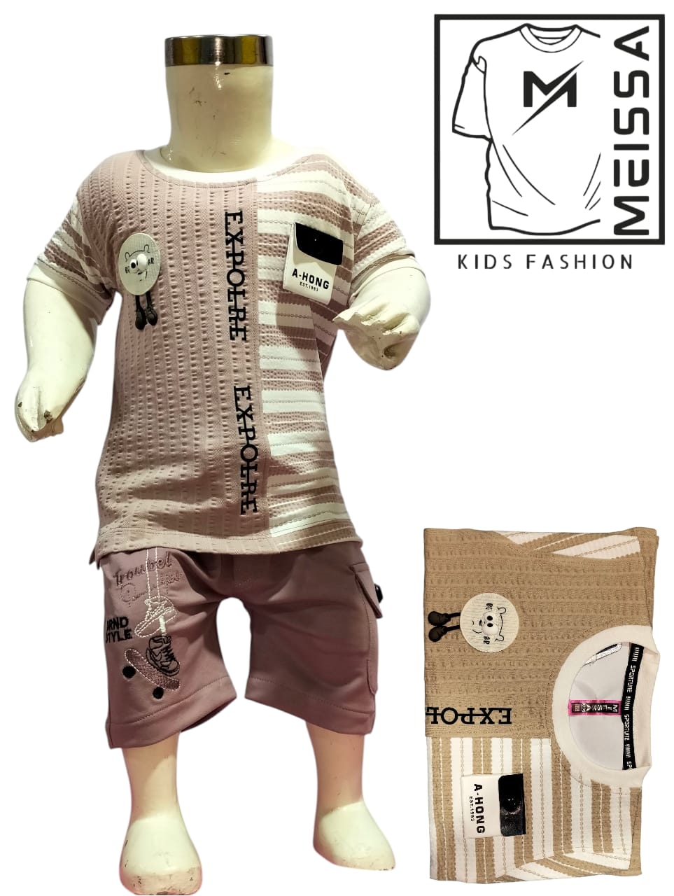 Meissa Multicolor Cotton Kids Wear set of 6 Pairs for Baby Boys of Age 1-6 Years_3