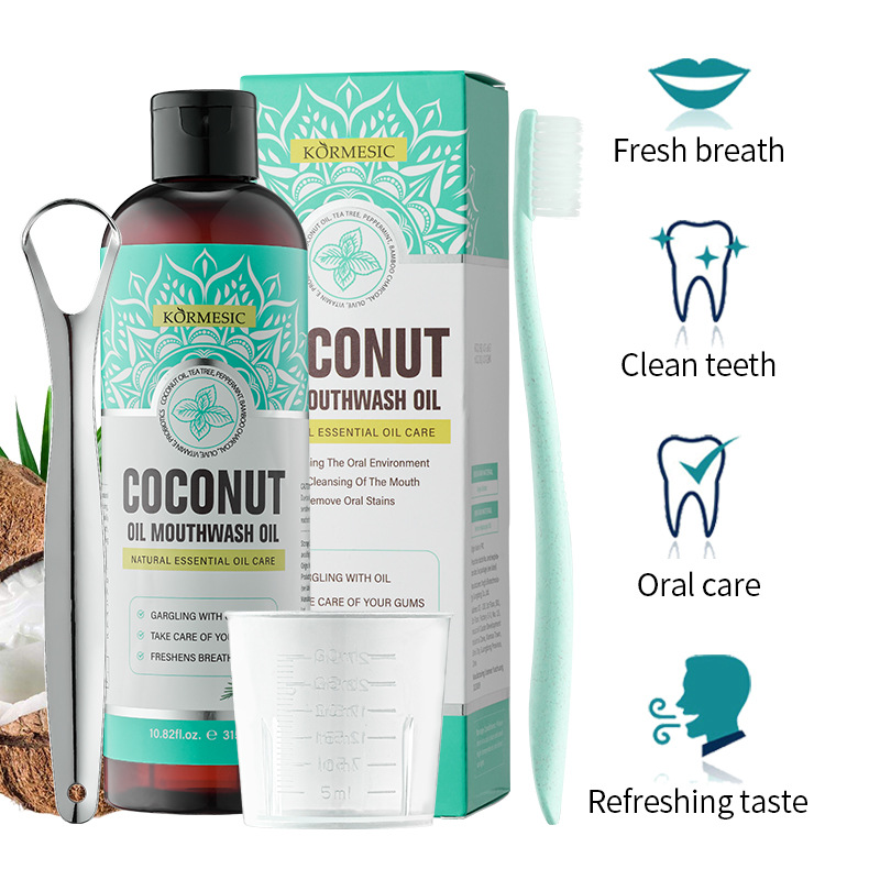 KORMESIC Concentrated Coconut Oil Mouthwash Disposable Mouth Rinse_10