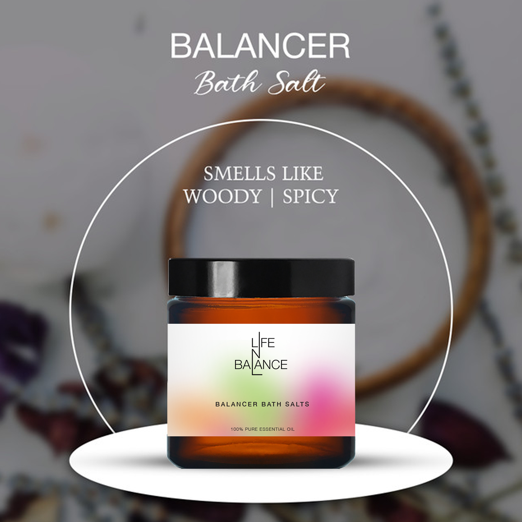 Balancer Bath Salt 250 mg | Aromatherapy Mineral Soak for Aura Cleansing, Stress Relief & Energy Balance | Spa Quality Mineral Bath for Mind & Body Wellness_7