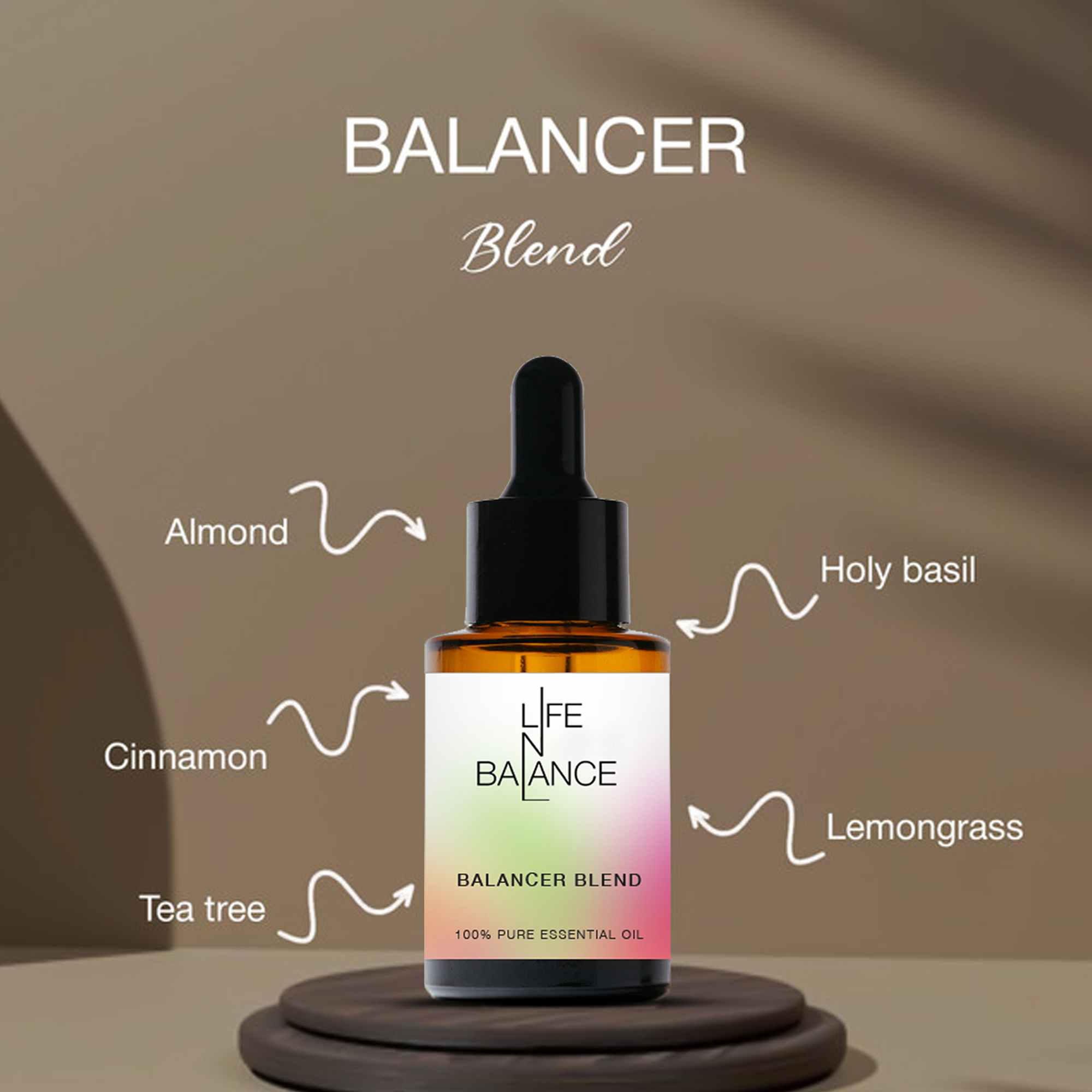 Balancer Blend Aromatherapy Essential Oil– 15 ml - Natural Aura & Energy Purifying Oil for Daily Detox, Bath Soak & Massage_4