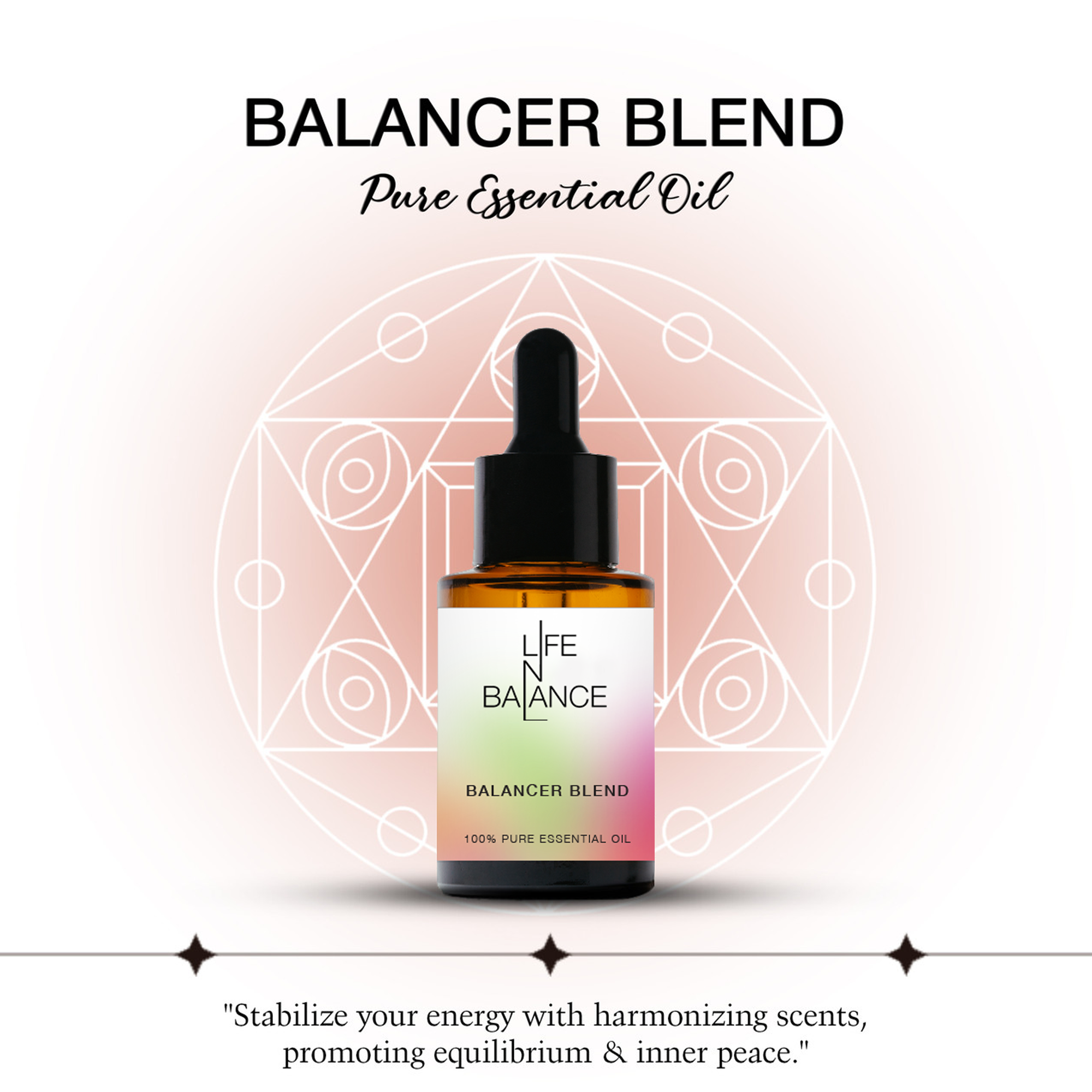 Balancer Blend Aromatherapy Essential Oil– 15 ml - Natural Aura & Energy Purifying Oil for Daily Detox, Bath Soak & Massage_2