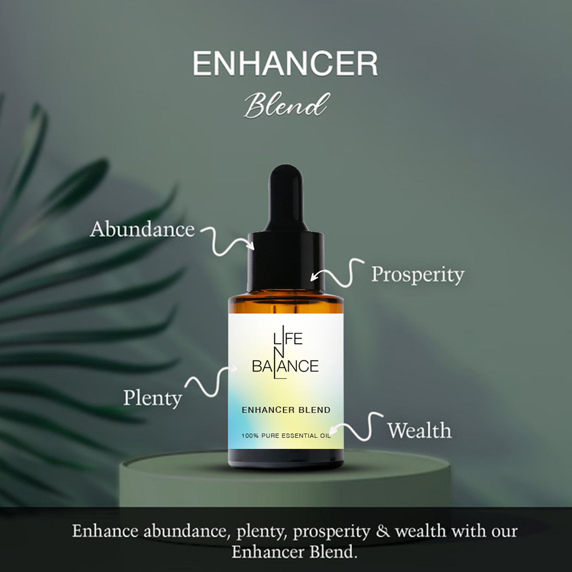 Enhancer Blend  – 30 ml-Aura Purifying Essential Oil – Natural Aromatherapy Detox Oil for Energy Cleansing, Chakra Balance & Stress Relief_5