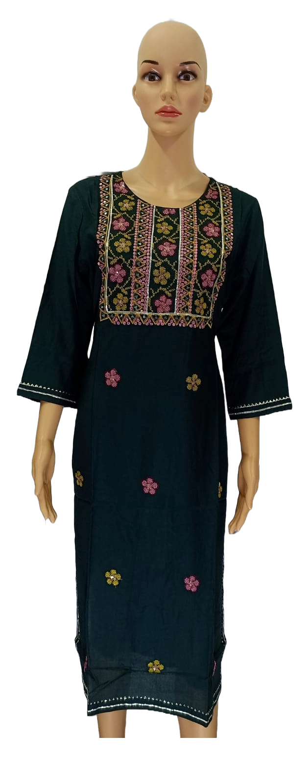 Ladies Kurtis with embroidery and work_9