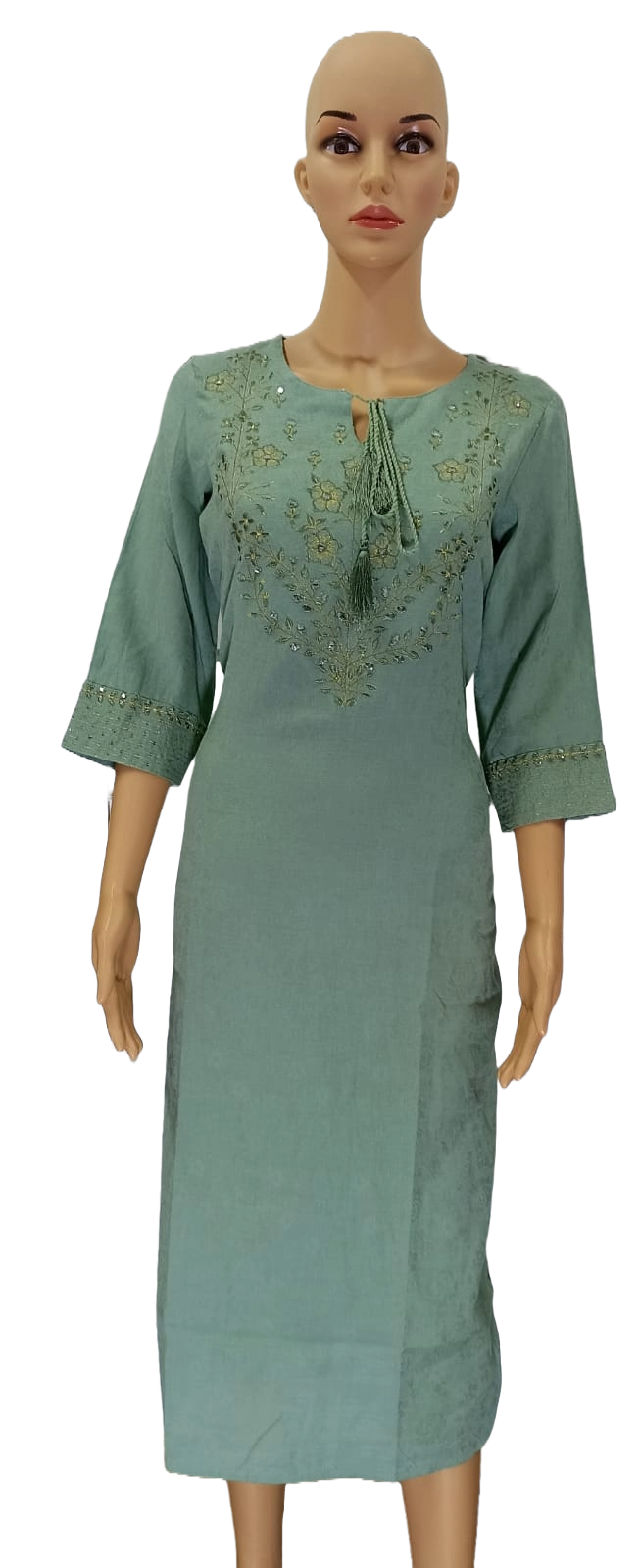 Ladies Kurtis with embroidery and work_2