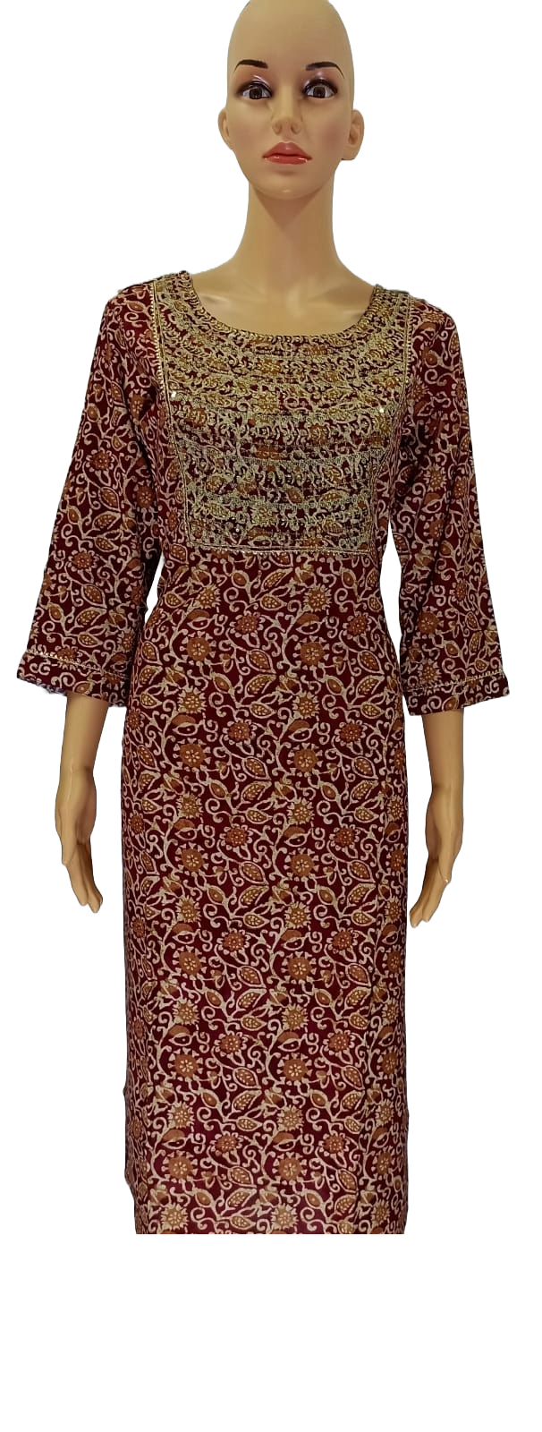 Ladies Kurtis with embroidery and work_4