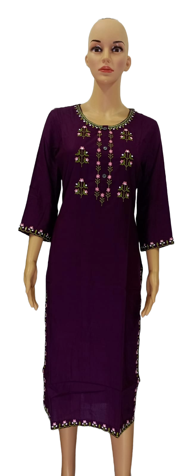 Ladies Kurtis with embroidery and work_10