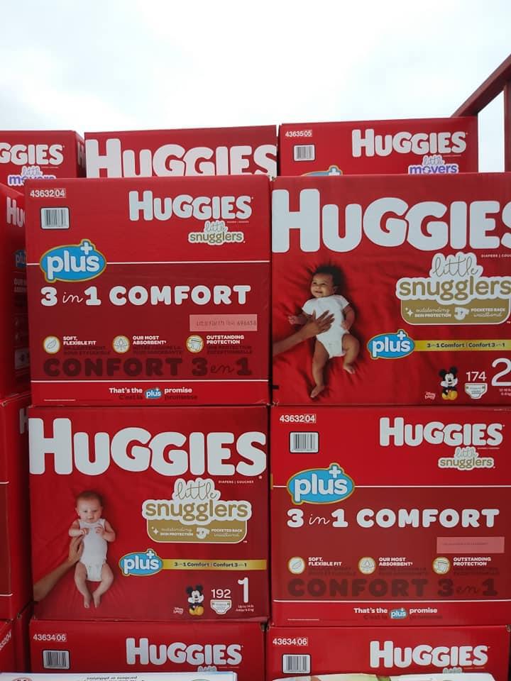 Huggieds Little Snugglers Baby Diapers All sizes available 128 Ct,192ct_2