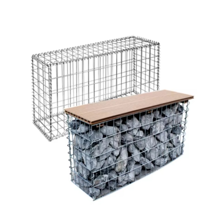 Galvanized Welded Rock Gabion Basket Cheap Price Garden Fence Gabion Retaining Wall Punching Cutting Processing Gabion Mesh_5