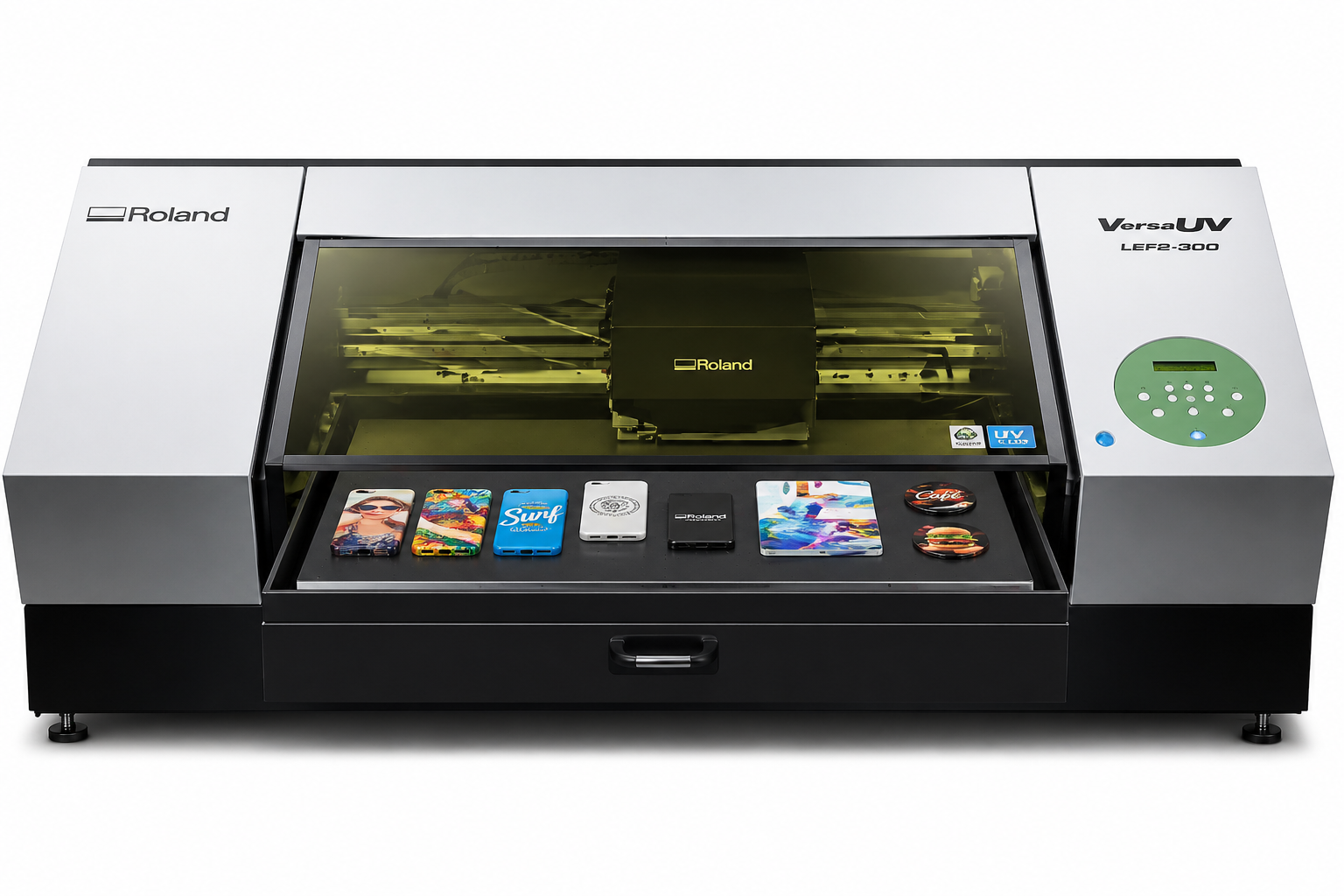 Roland lef2-300 versauv benchtop flatbed uv printer