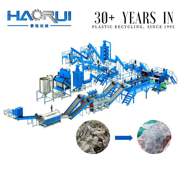 Manufacturer Price Automatic Fibre Grade Plastic Recycling Equipment_7