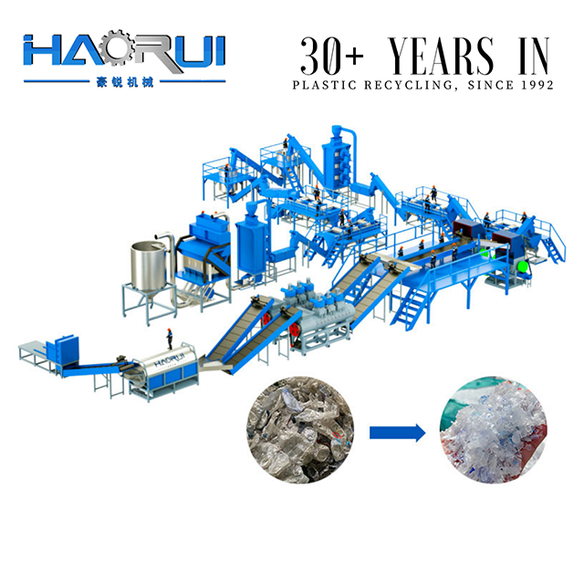 Manufacturer Price Automatic Fibre Grade Plastic Recycling Equipment_6