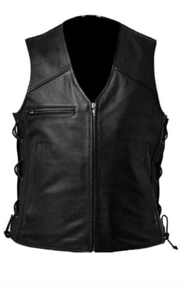 Women leather vest