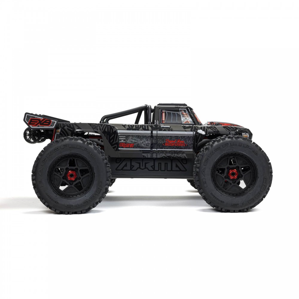 Arrma 1/5 Outcast 8S EXB AVC 4X4 RTR Brushless Stunt Truck, Black (MEGATRONTOYS)_4