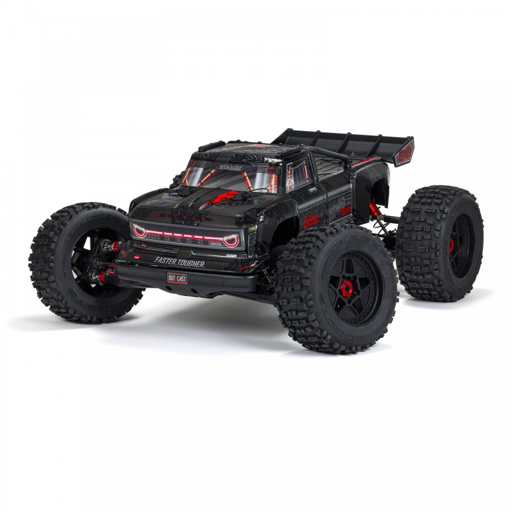 Arrma 1/5 Outcast 8S EXB AVC 4X4 RTR Brushless Stunt Truck, Black (MEGATRONTOYS)_2