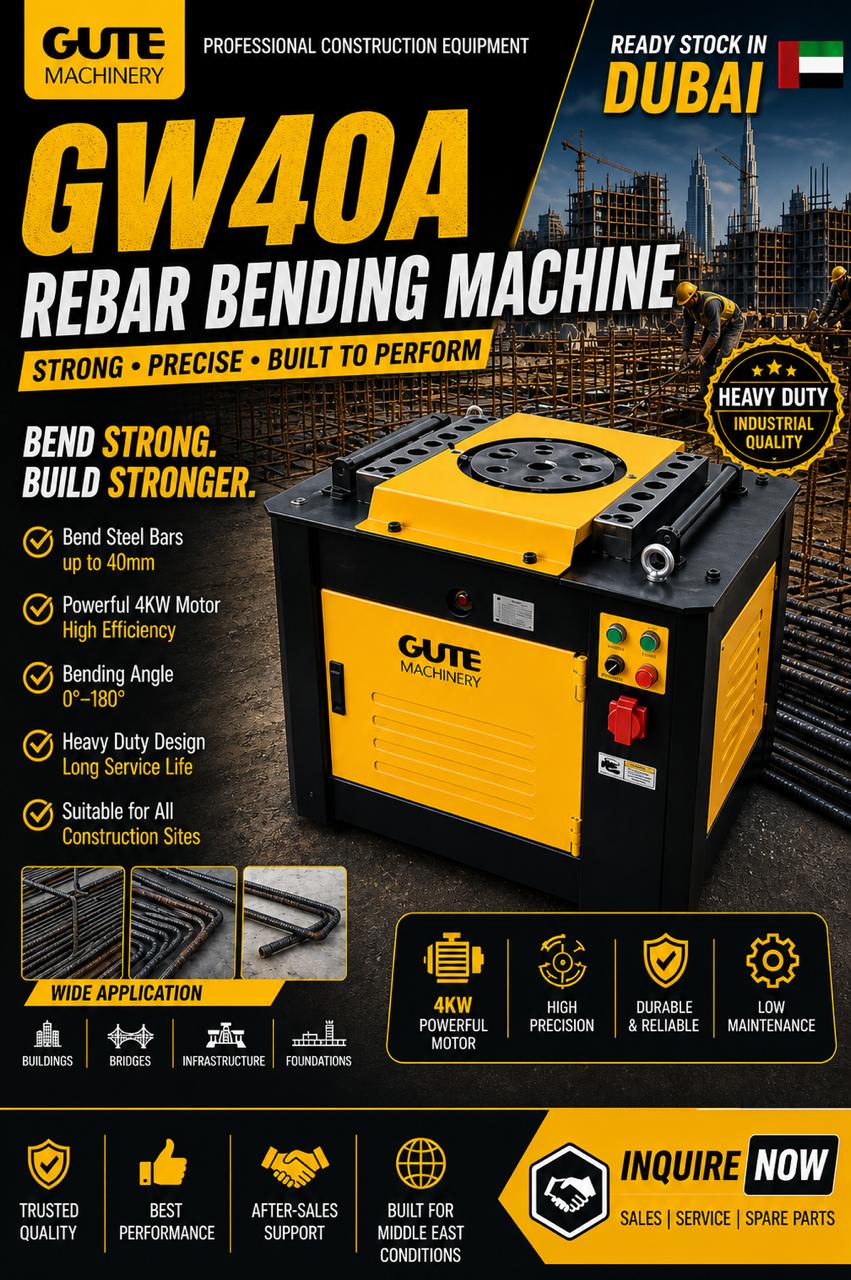 Gute rebar bending machine