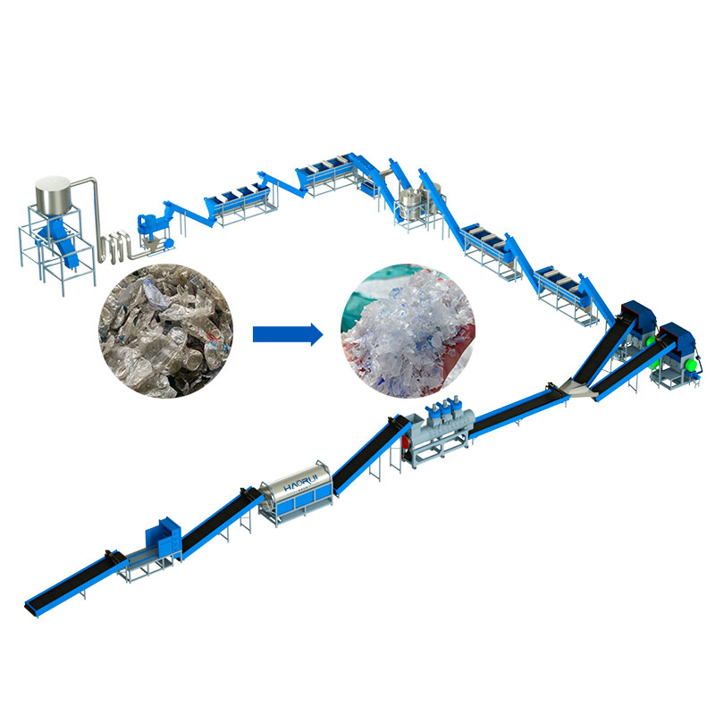 Manufacturer Price Fibre Grade Plastic Recycling Equipment with Hot Washing_7