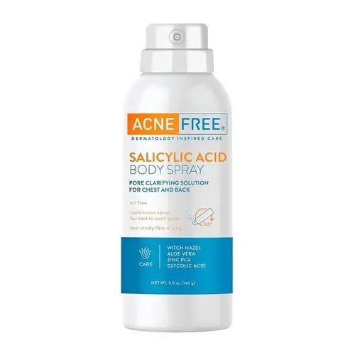 Wholesale AcneFree Salicylic Acid Body Spray 5 oz