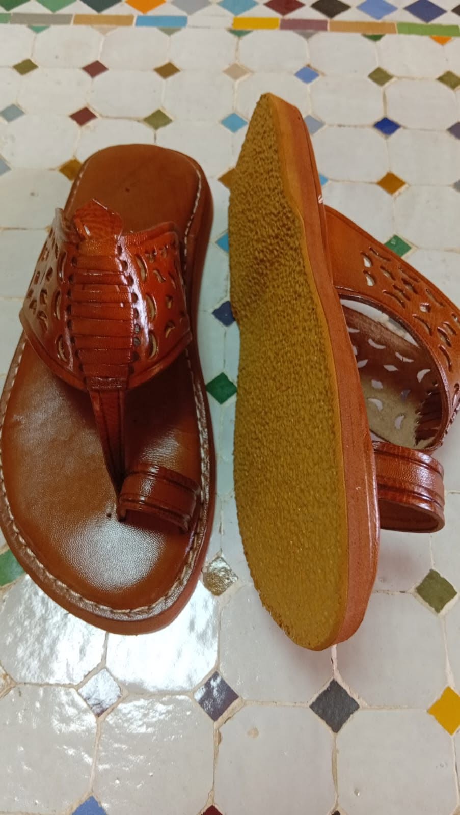 Natural leather sandals_2