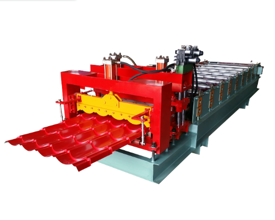 Building roof tile forming machine with high precision and fast speed controlled by PLC_2
