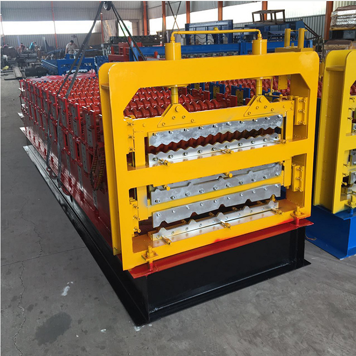 Building roof tile forming machine with high precision and fast speed controlled by PLC_10