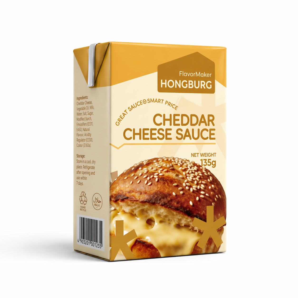 Creamy Cheddar Cheese Sauce for Nachos Fries Burgers and Foodservice Use_5