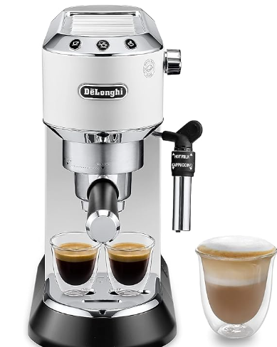Delonghi EC685 Metal & White_4