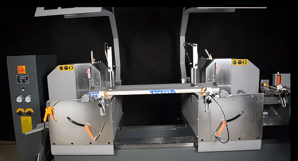 Double Head Precision Cutting Saw for Aluminum Door & Window Profile_5