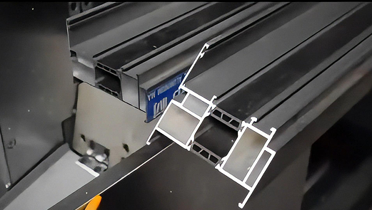 Double Head Precision Cutting Saw for Aluminum Door & Window Profile_3