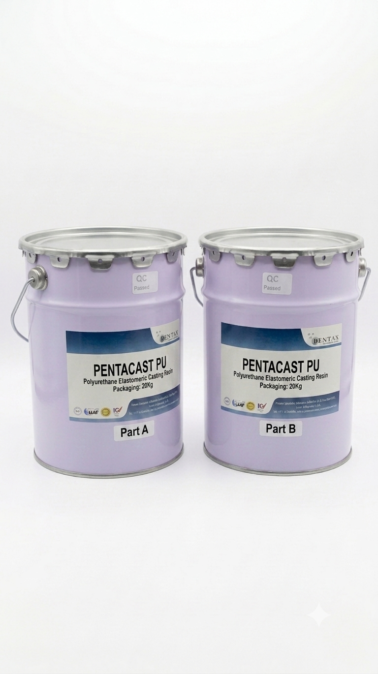 Pentcast pu45 - (polyurethane elastomeric casting resin) - 40kg