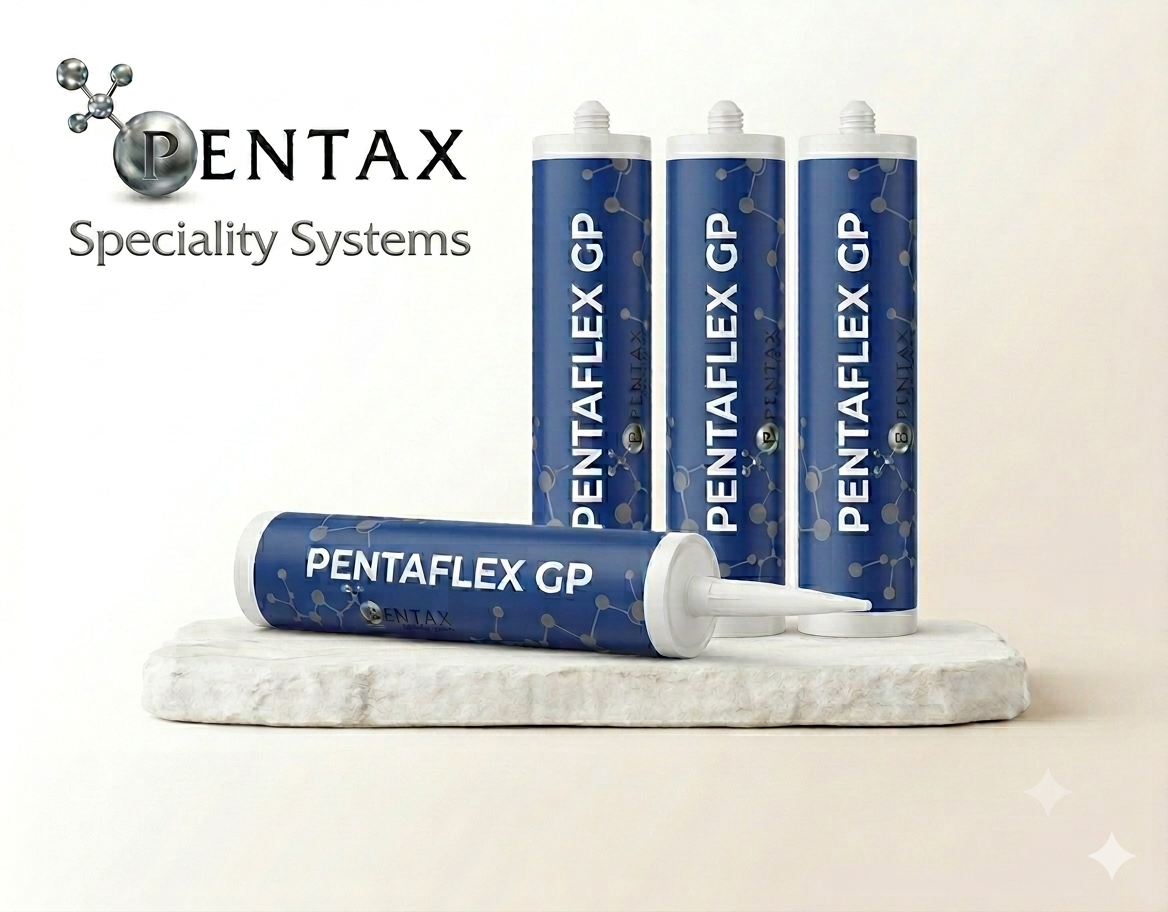 PENTAFLEX GP - (Silicone Sealant) - 24 Pcs Box - White_2