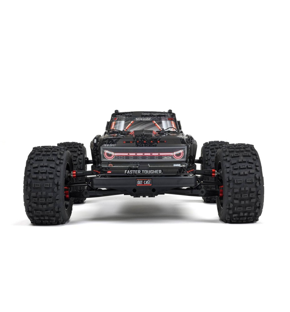 Arrma 1/5 Outcast 8S EXB AVC 4X4 RTR Brushless Stunt Truck, Black (MEGATRONTOYS)_4