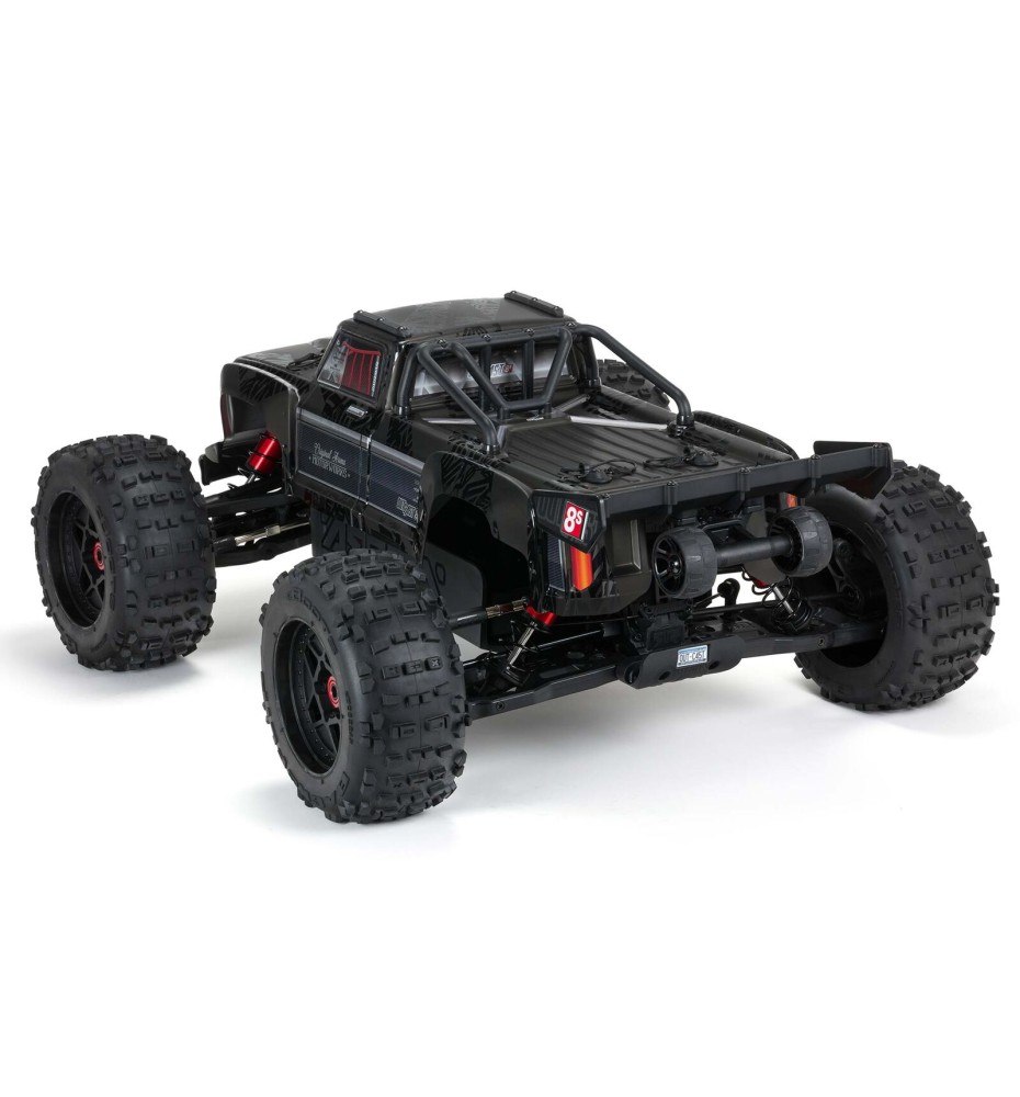 Arrma 1/5 Outcast 8S EXB 4X4 Roller Brushless Stunt Truck, Black (MEGATRONTOYS)_4
