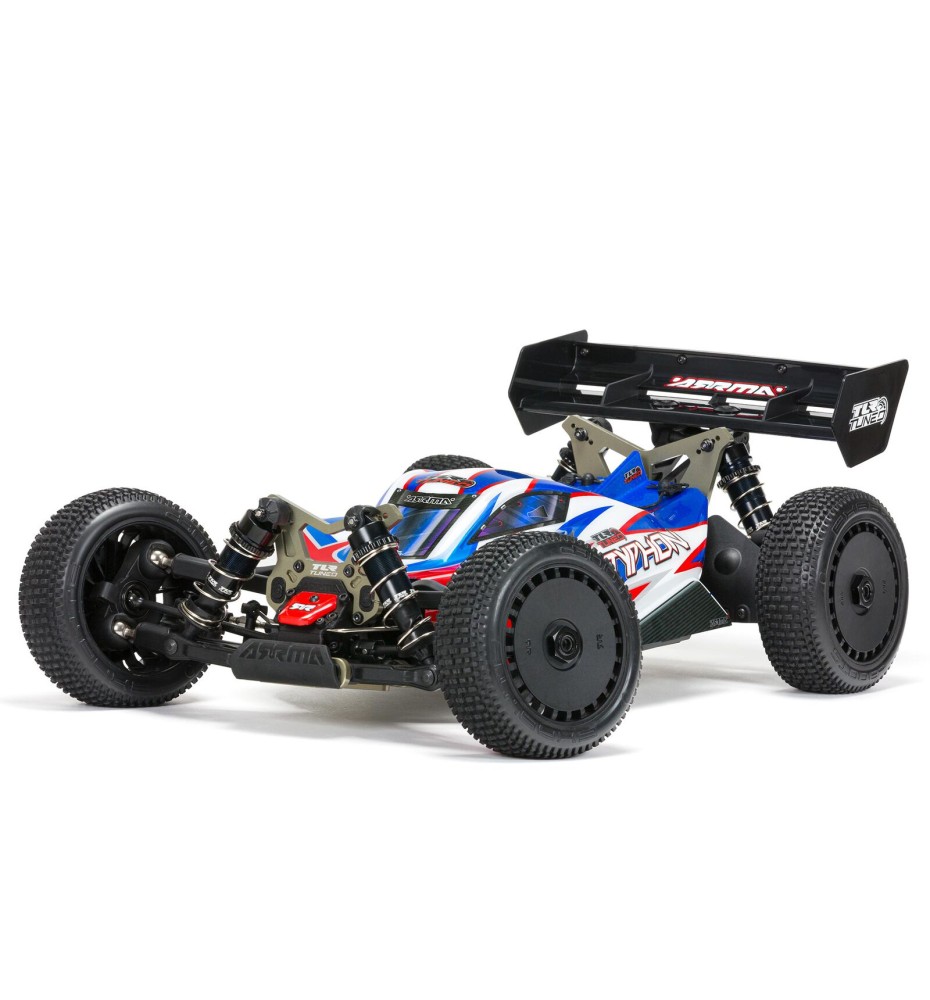Arrma 1/8 TYPHON 6S TLR Tuned 4X4 RTR Brushless Buggy, Red/Blue (MEGATRONTOYS)_2