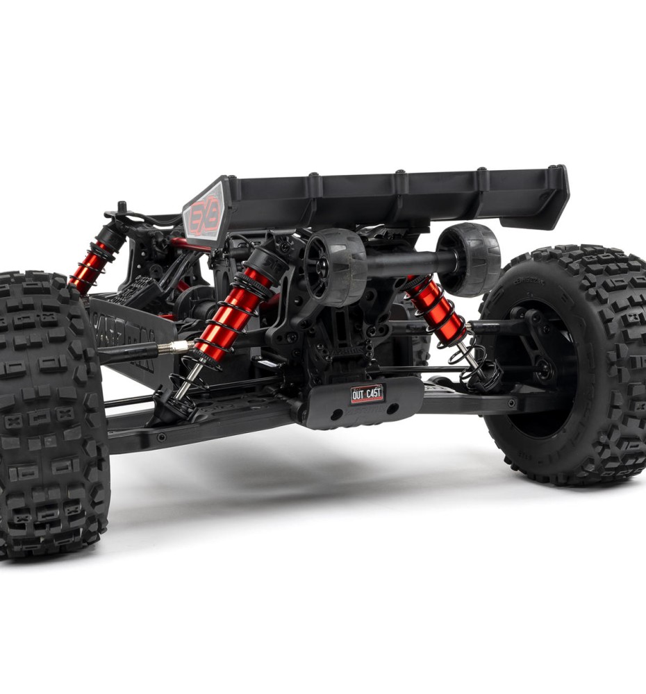 Arrma Outcast 8S BLX EXB Brushless RTR 1/5 4WD Stunt Truck (Black) w/DX3 Radio, Smart ESC & AVC (MEGATRONTOYS)_3