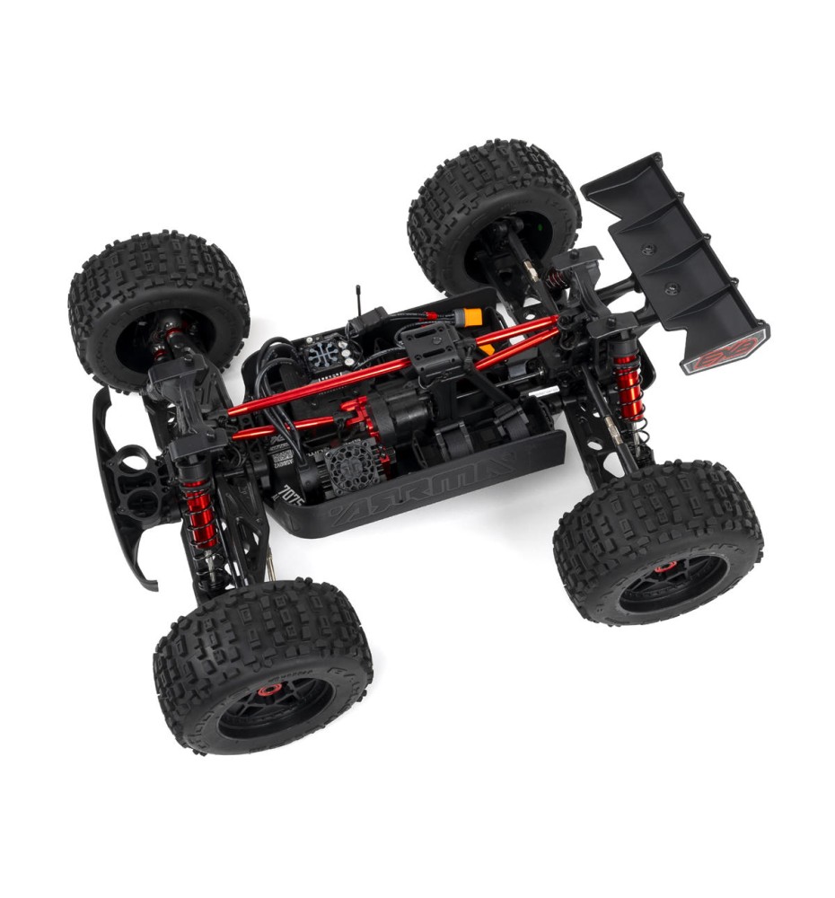 Arrma Outcast 8S BLX EXB Brushless RTR 1/5 4WD Stunt Truck (Black) w/DX3 Radio, Smart ESC & AVC (MEGATRONTOYS)_4