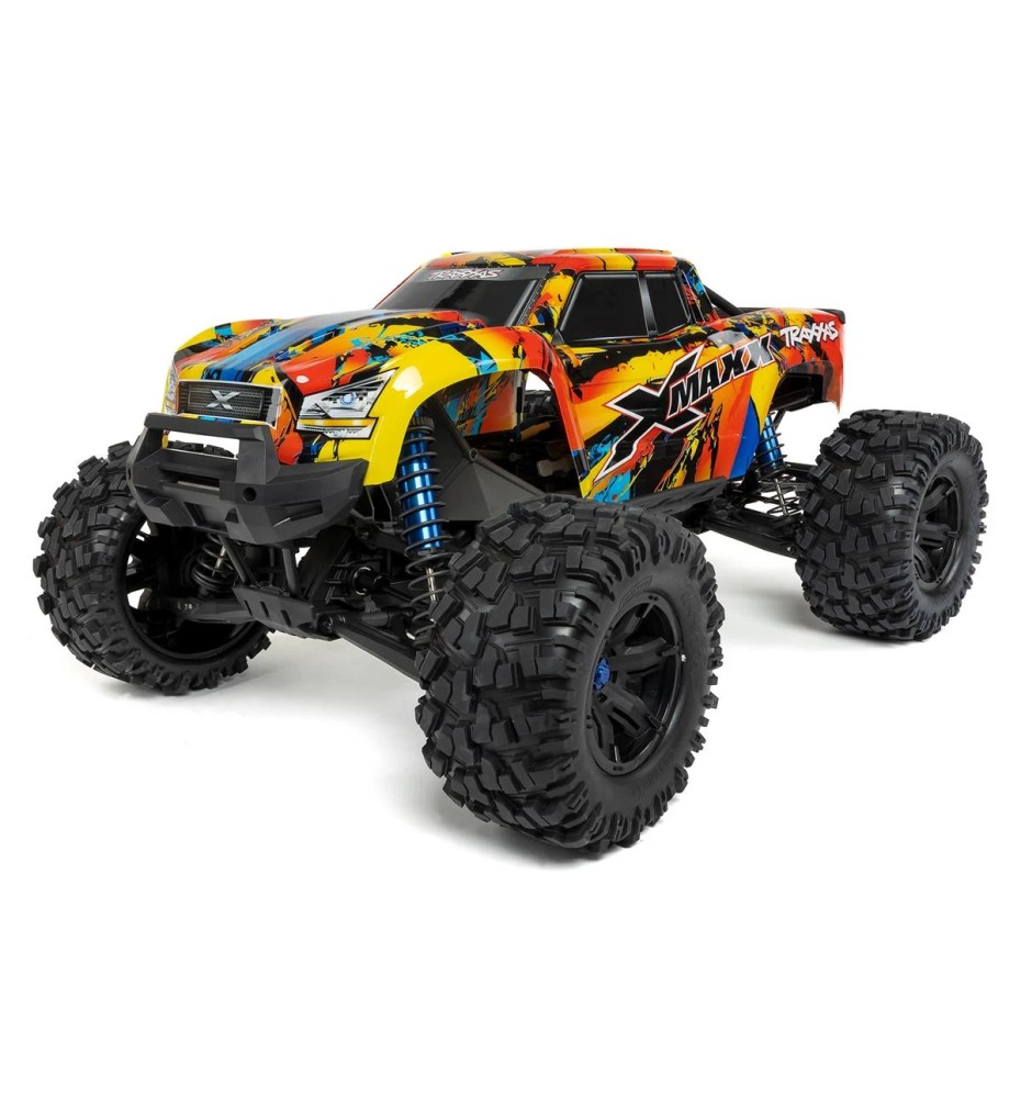 Traxxas X-Maxx 8S 4WD Brushless RTR Monster Truck (Solar Flare) w/2.4GHz TQi Radio & TSM (MEGATRONTOYS)_2