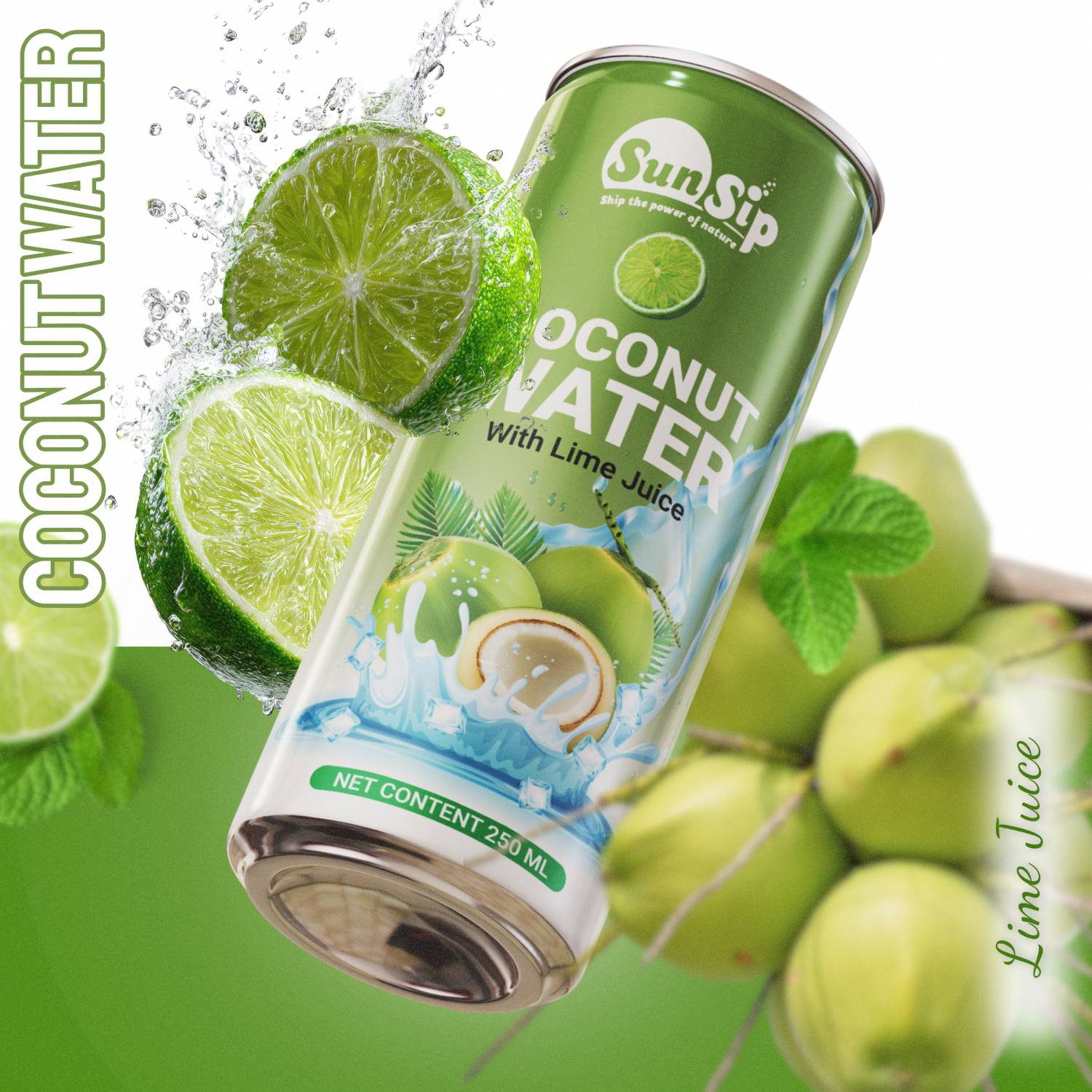 SunSip Coconut Water with Mango Juice 250ml  OEM ODM Private Label_7